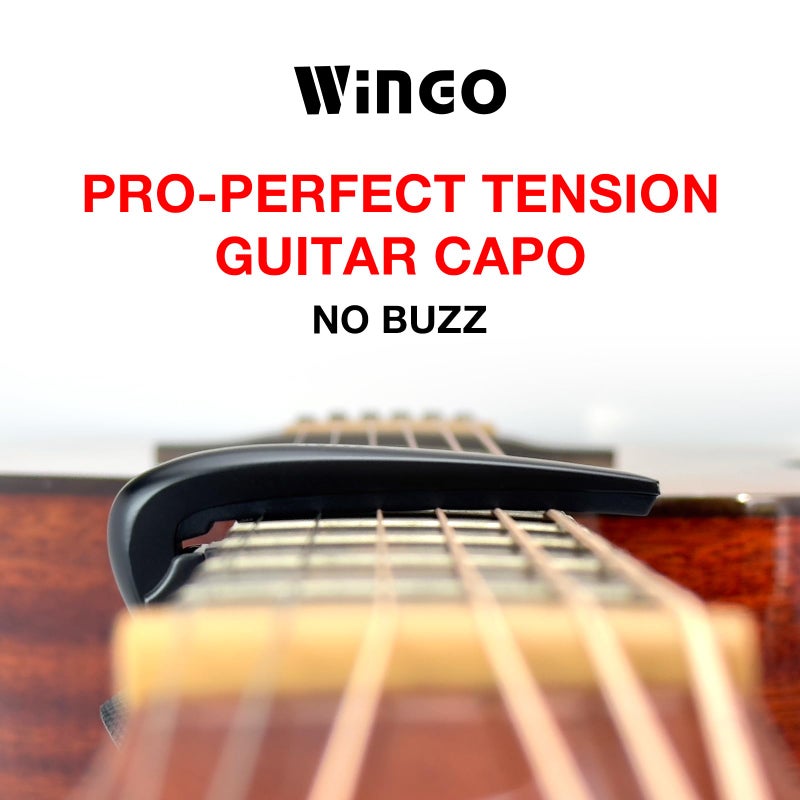 Wingo كابو جيتار وينغو برو - توتر مثالي - أسود - Image 2